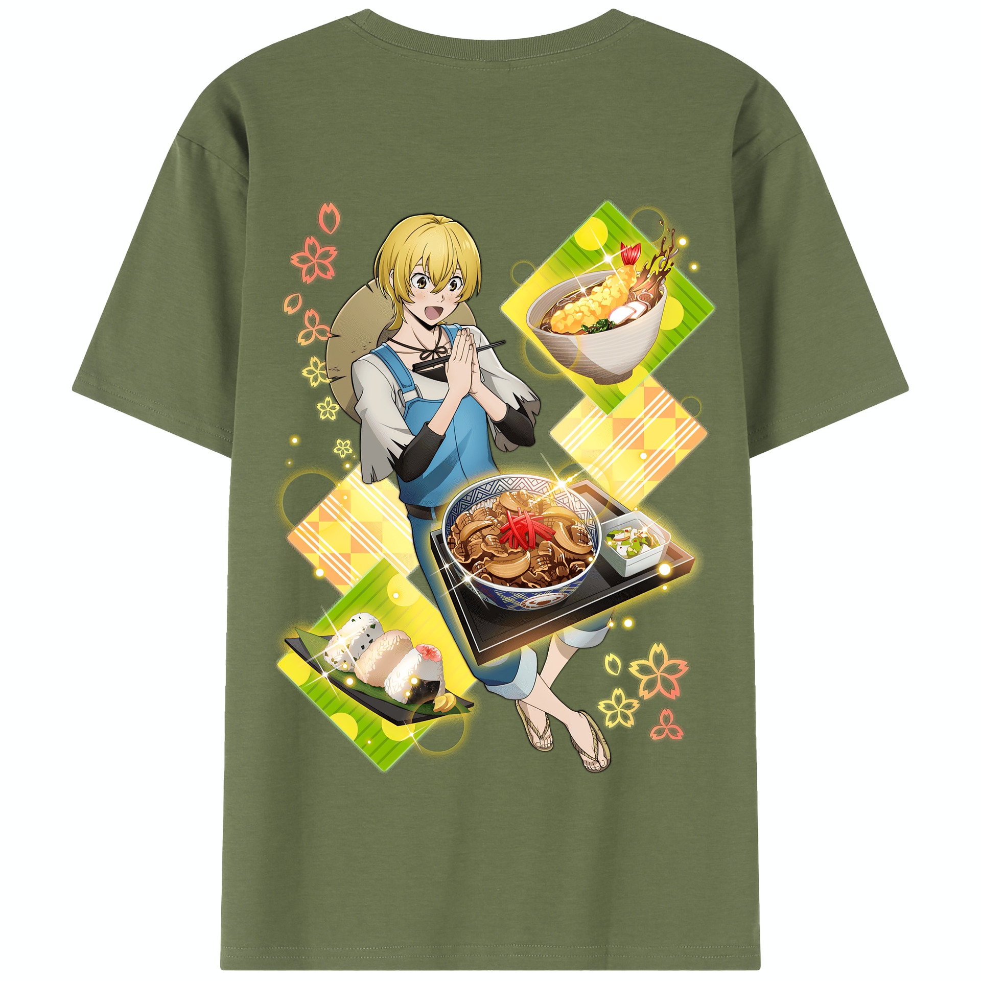 （画像用） 文豪ストレイドッグス Bungo Stray Dogs 綿100％半袖Tシャツ（背面プリント）